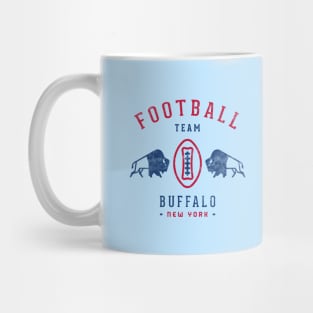 Cool modern Buffalo Bills Retro Team Crest Mug